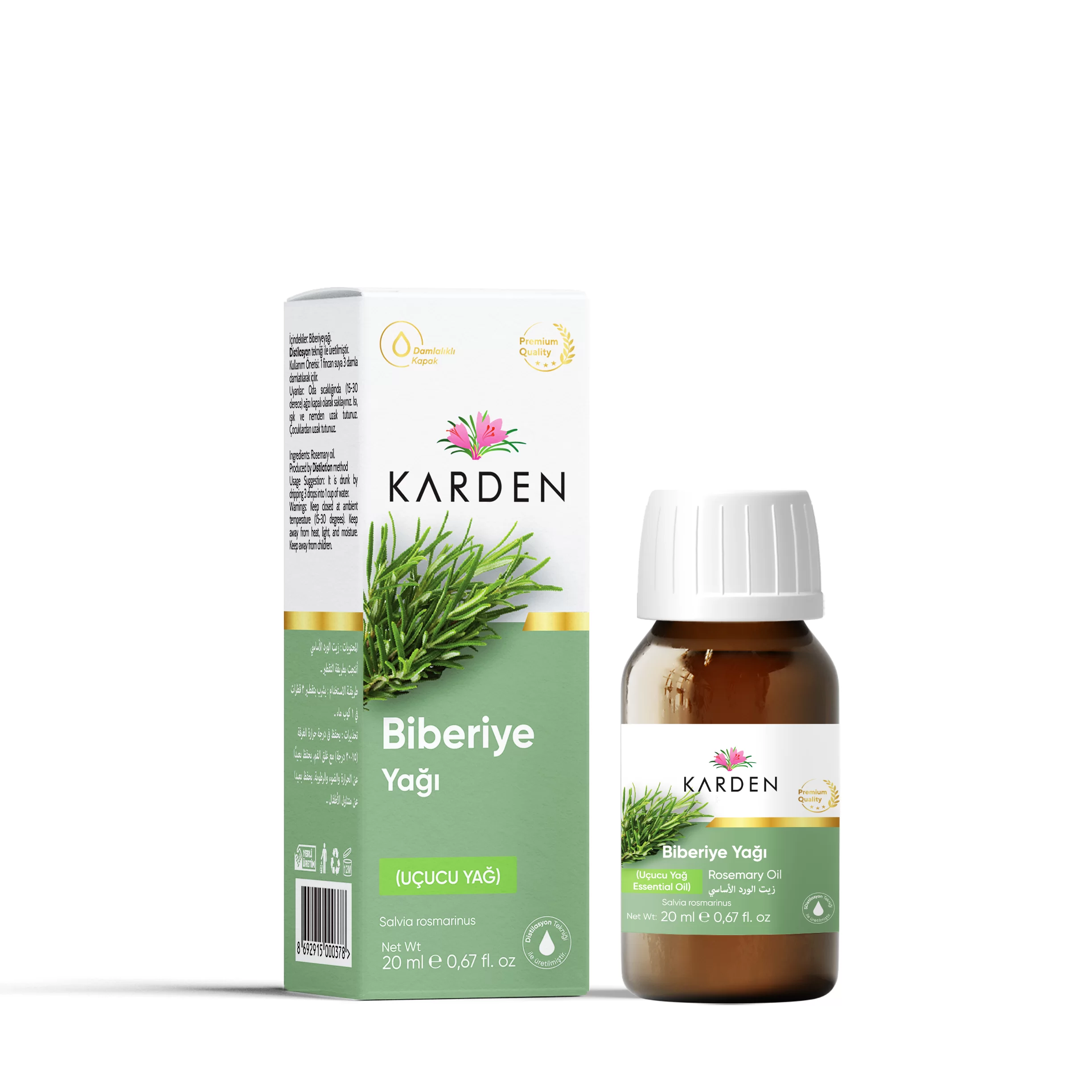 Biberiye Yağı 20 ml