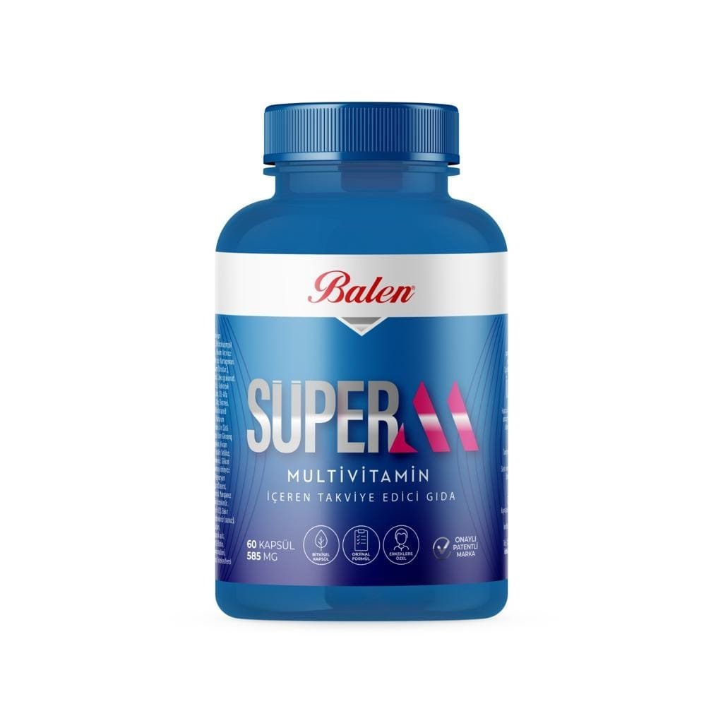 SÜPER-M MULTİVİTAMİN KAPSÜL 585 mg