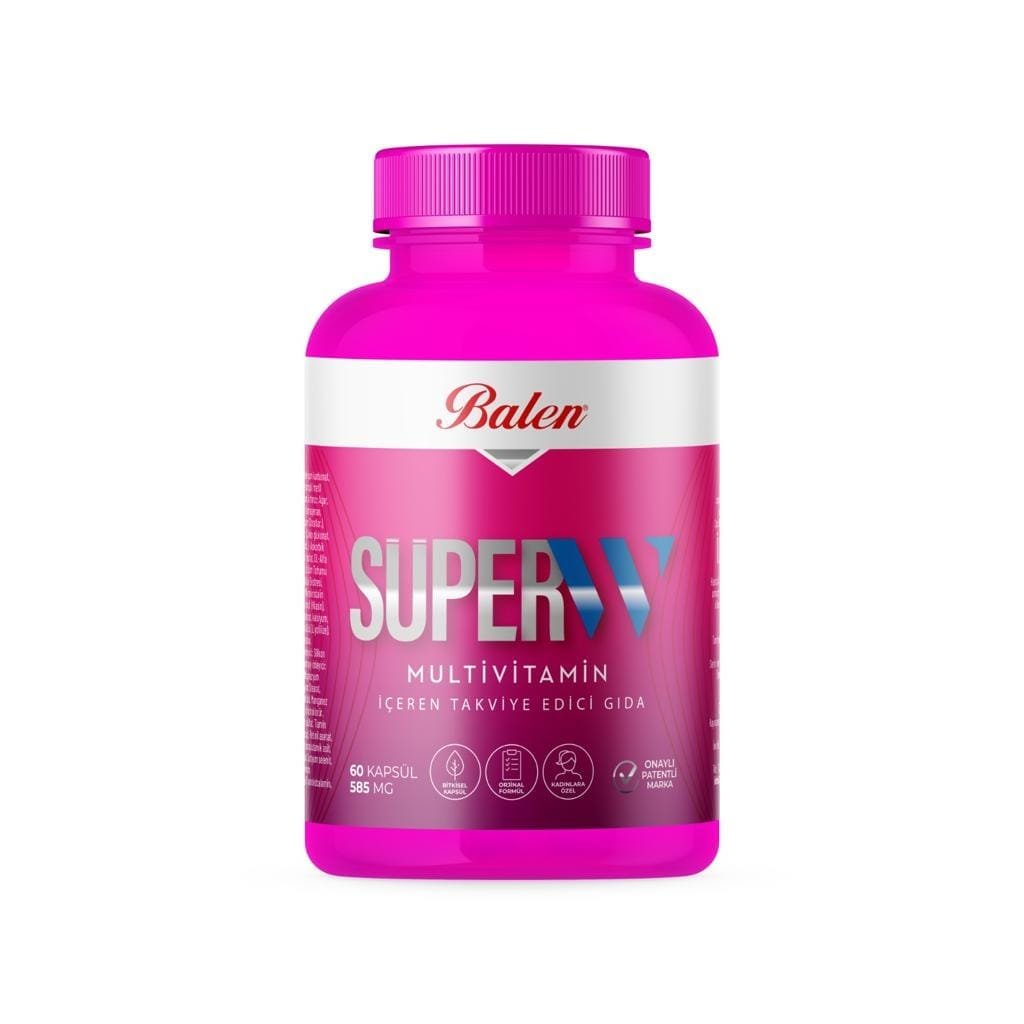 SÜPER-W MULTİVİTAMİN KAPSÜL 585 mg