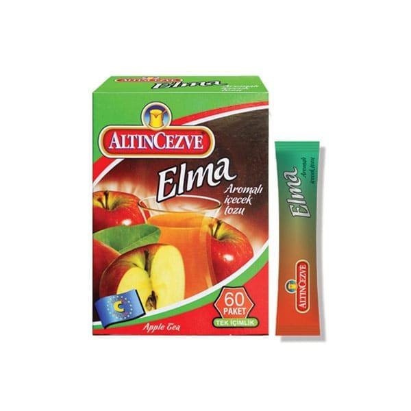 Tek Kullanımlık Elma Aromalı Toz İçecek
