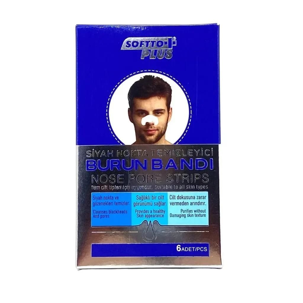 Softto Plus burun bandı, rahat bir kullanım için tasarlanmış mavi renkte, etkili bir solunum desteği sağlar.